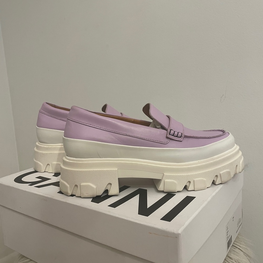 Ganni Orchid Blossom Chunky Loafer size 39(9) - Picture 7 of 7
